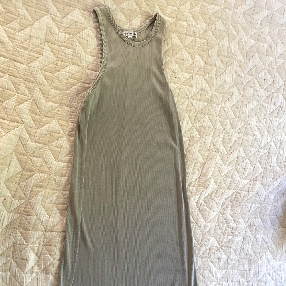 Young Fabulous & Broke midi ribbed dress